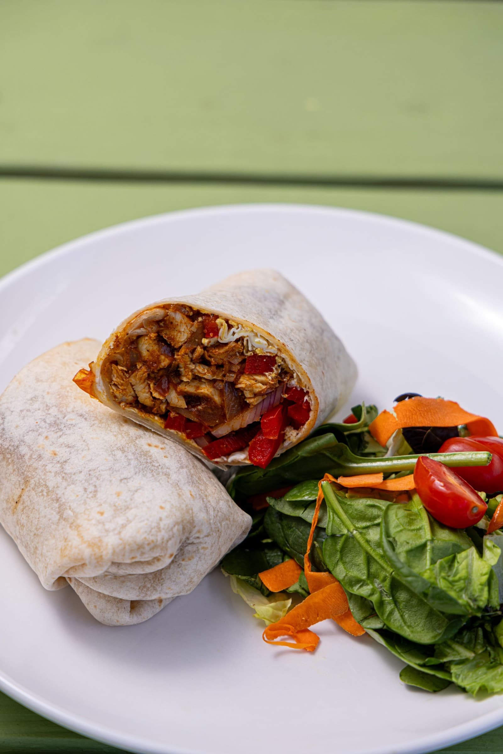 Chicken & rice burrito Image