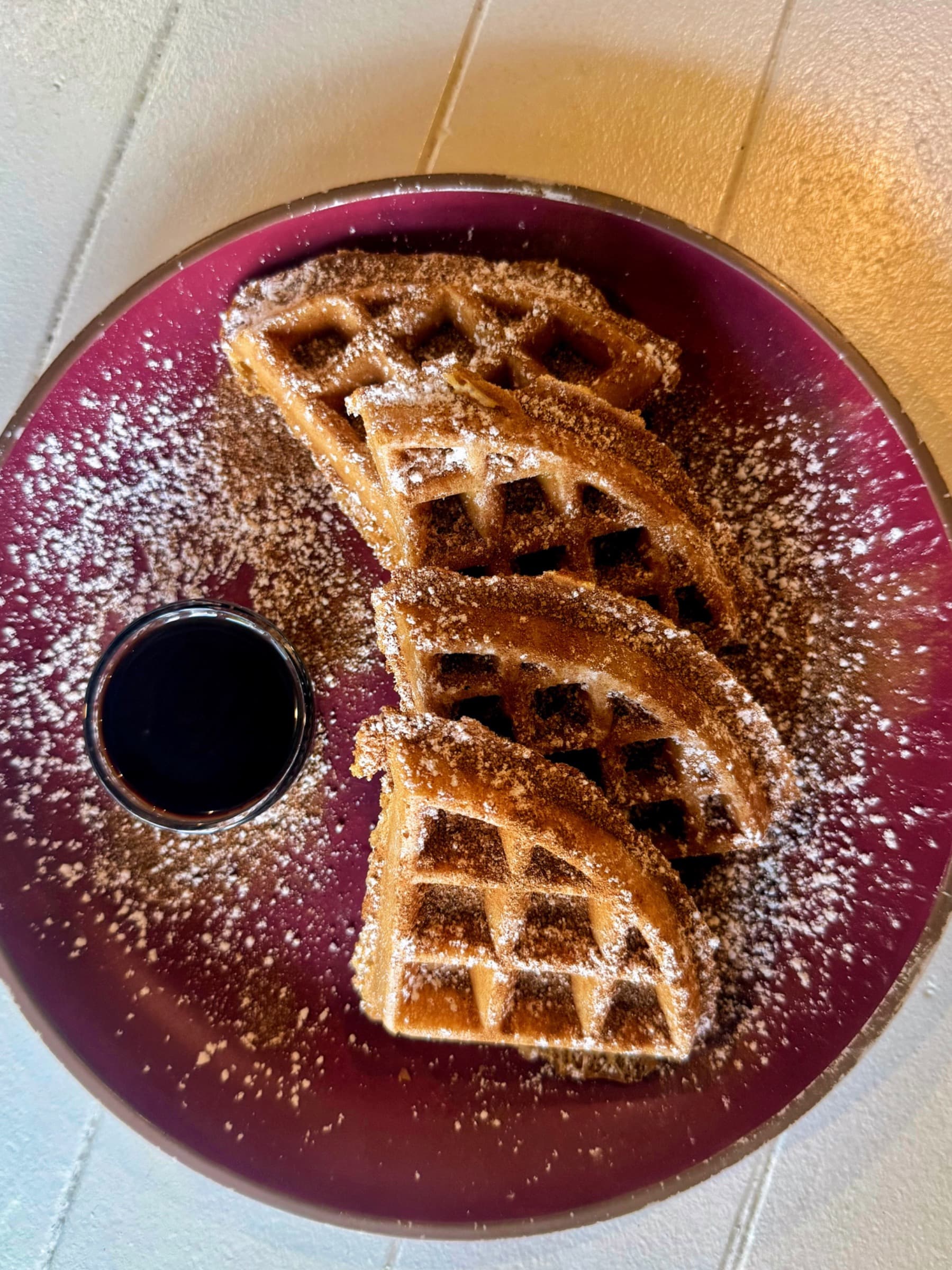 Churro Chocolate Waffle Image
