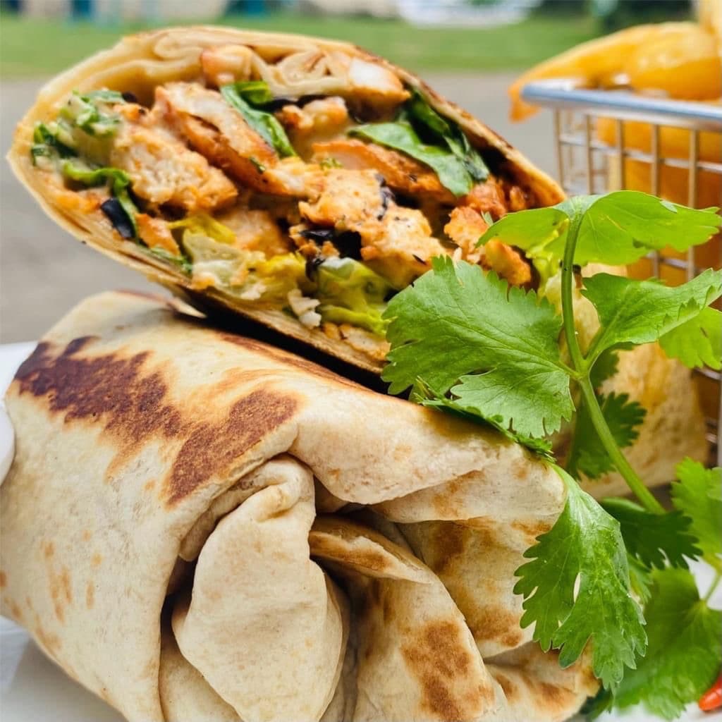 Chicken tikka Caesar Wrap picture
